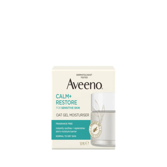 Aveeno Calm + Restore Oat Gel Moisturiser, 50ml