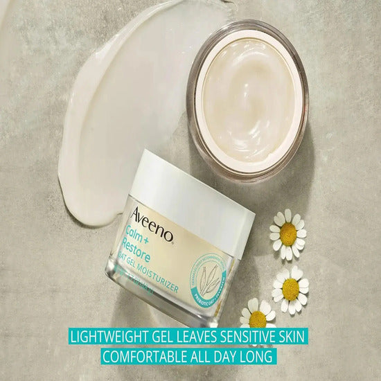 Aveeno Calm + Restore Oat Gel Moisturiser, 50ml