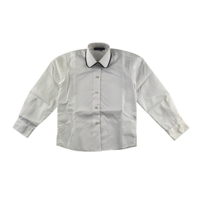 Banner white long sleeve school blouse
