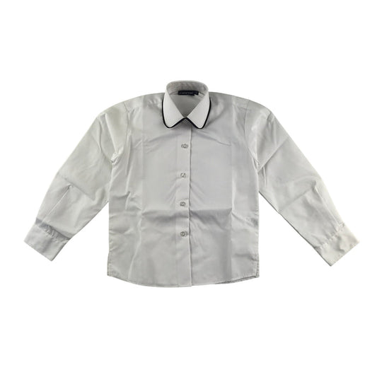 Banner white long sleeve school blouse