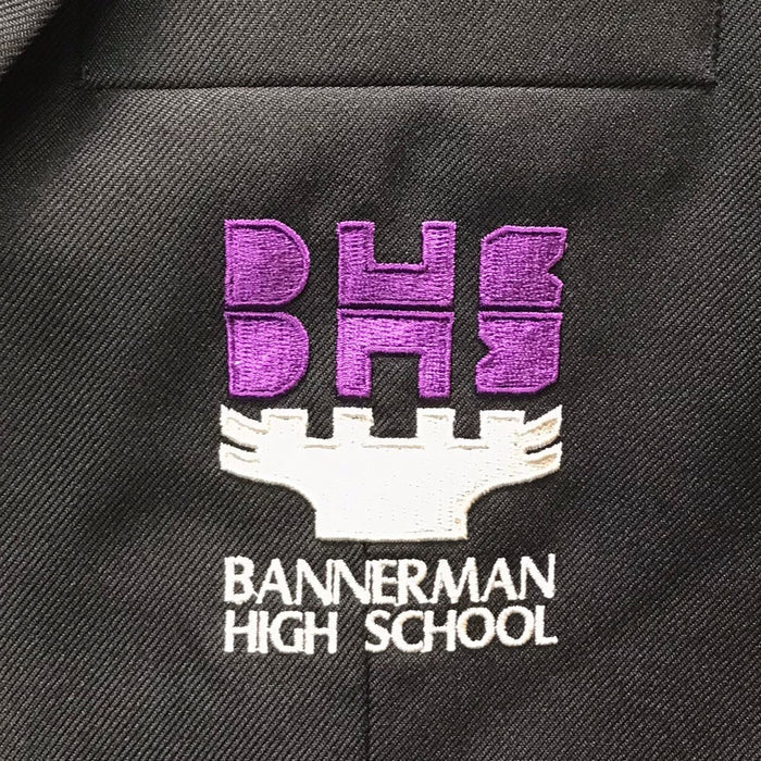 Bannerman High boys black school blazer