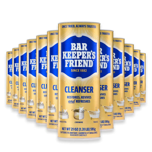 Bar Keepers Friend Original All-Purpose Powder Cleanser Unscented 21 oz - 12 Pack