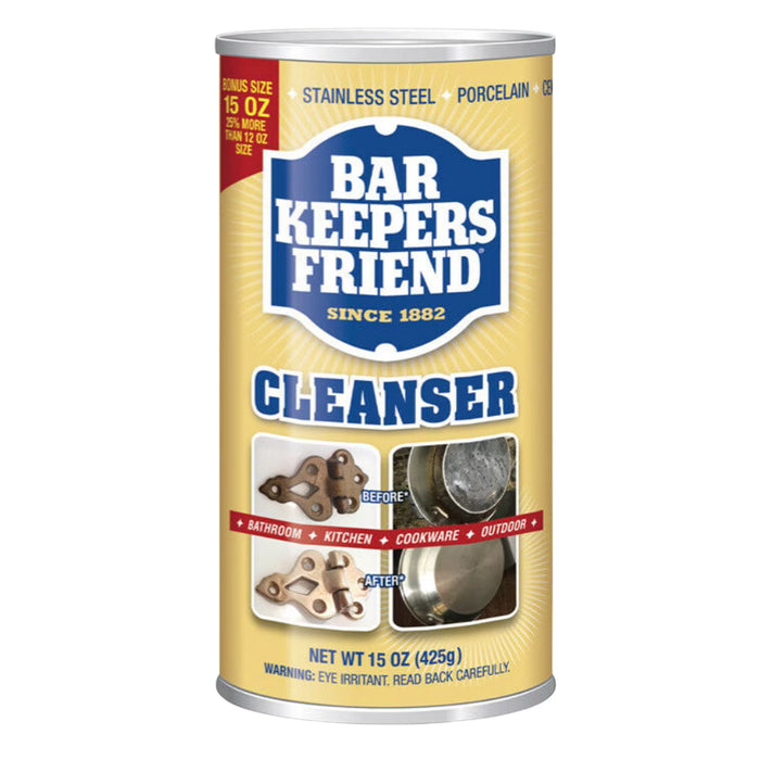 Bar Keepers Friend Original Cleanser & Polish Powder Kitchen Bath Cookware Cleaner 15 oz - 12 Pack