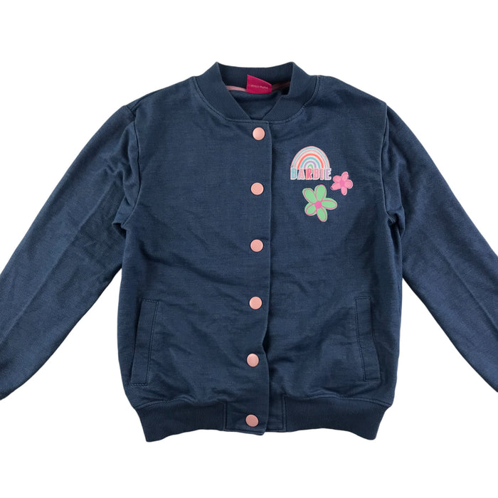 Barbie 6-7 blue jersey with press-stud buttons sweater