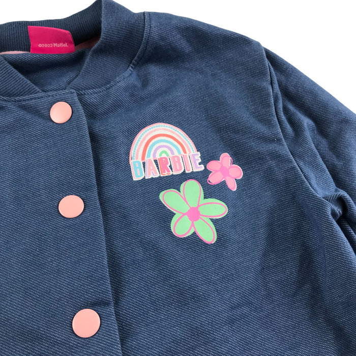 Barbie 6-7 blue jersey with press-stud buttons sweater
