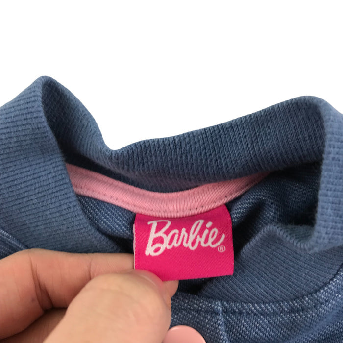 Barbie 6-7 blue jersey with press-stud buttons sweater