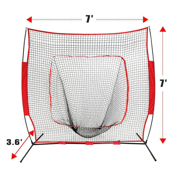 Baseball and Softball Hitting and Throwing Net - Until Times Up
