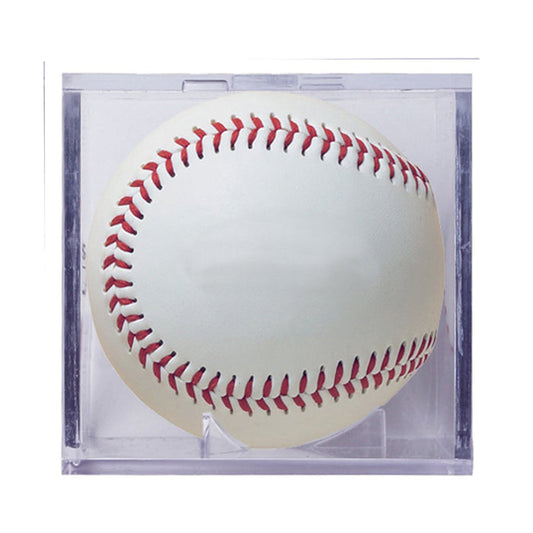 Baseball Cube Display In White Box