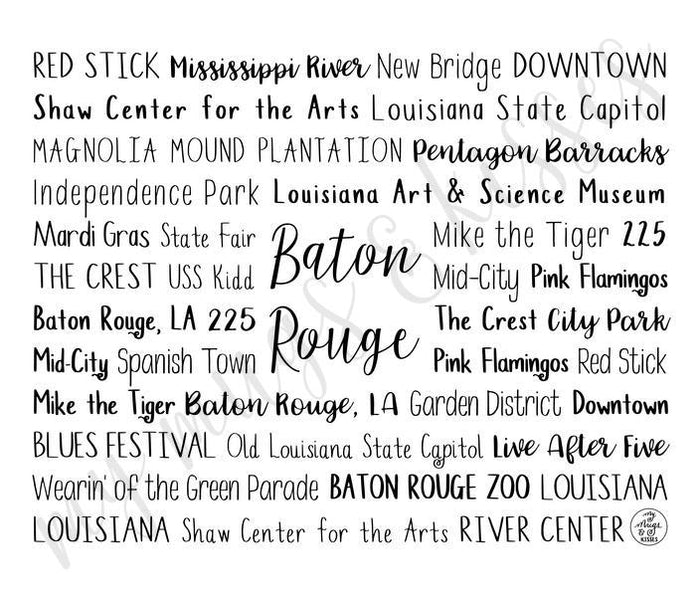 Baton Rouge, LA Travel Mug