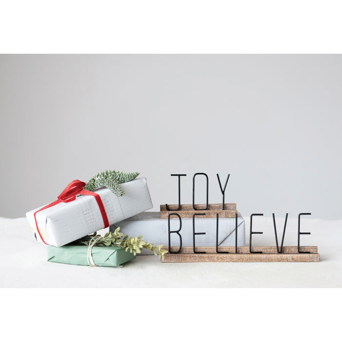 Believe Mantel Ornament