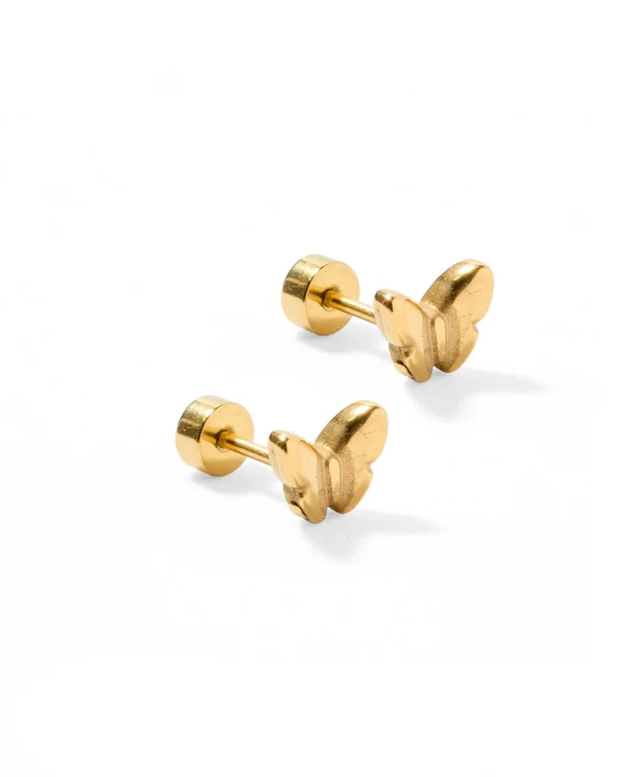 Bella Butterfly Stud Screwback Earring