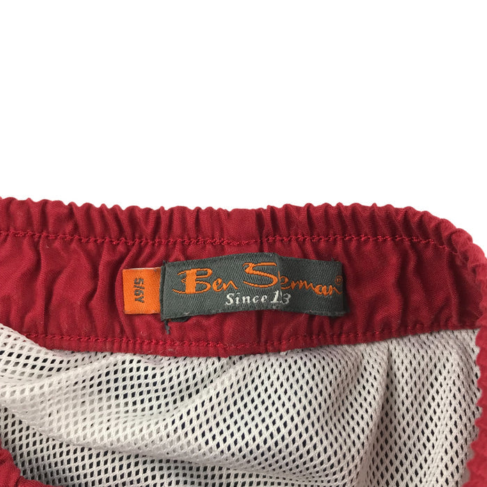 Ben Sherman 5-6 years blue red swim trunks