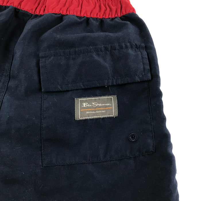 Ben Sherman 5-6 years blue red swim trunks