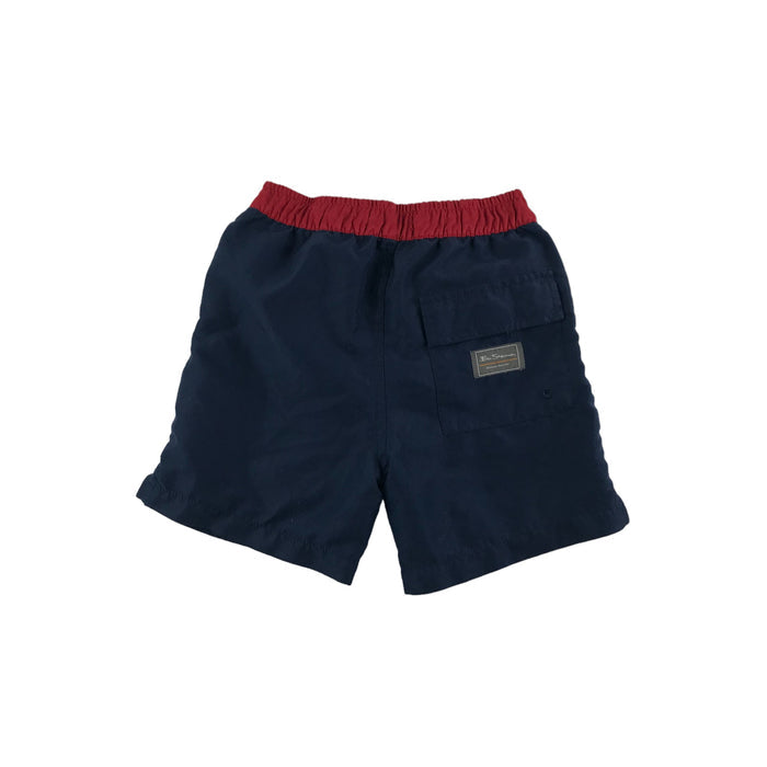 Ben Sherman 5-6 years blue red swim trunks