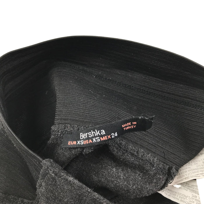 Bershka Leggings Size XS Grey Stretchy High Waist Jeggings