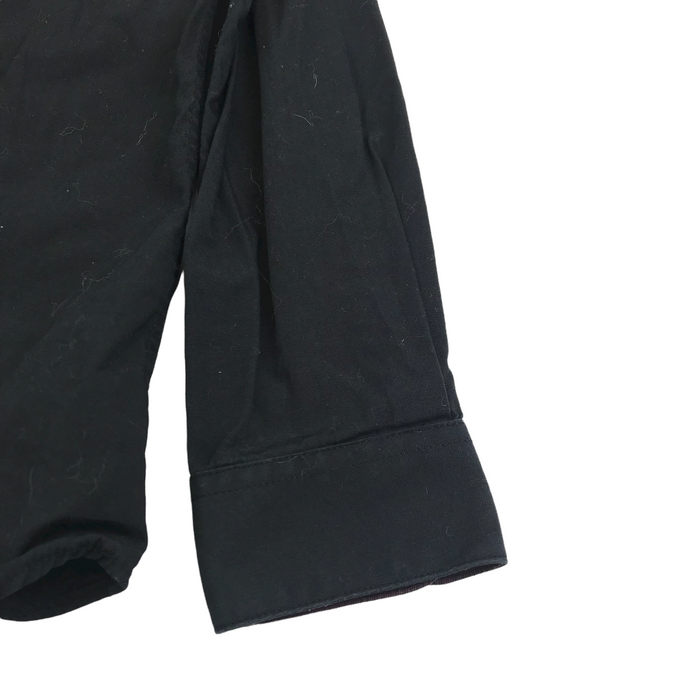 BHS 8 years black round collar shirt