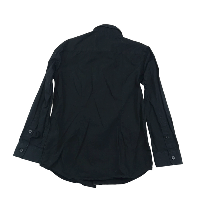 BHS 8 years black round collar shirt
