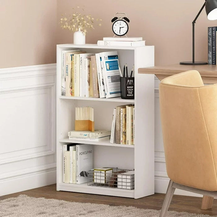 Bibliothèque standard Lansing blanche, 102,4 cm (H) x 62,2 cm (L)