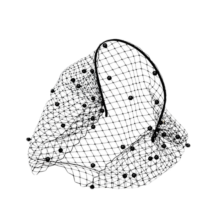 Birdcage Veil for Brides Wedding Headband Netting Bachelorette Party