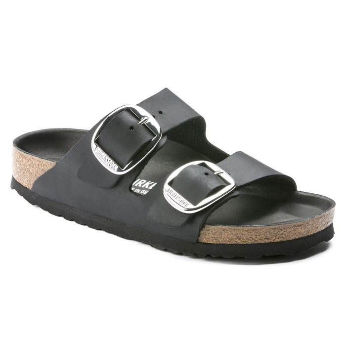 Birkenstock Arizona Big Buckle - Oiled Leather Black – women's sandals