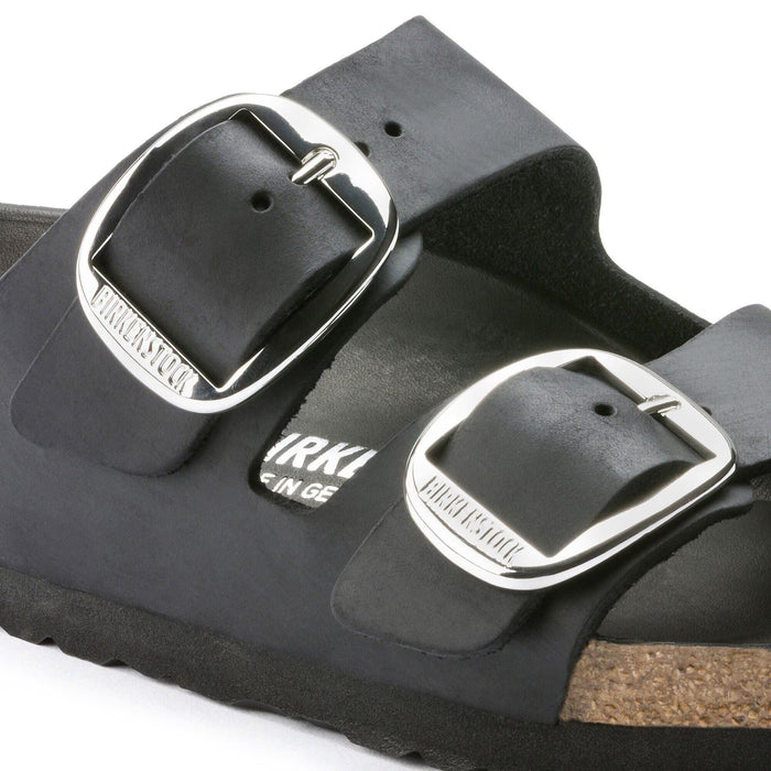 Birkenstock Arizona Big Buckle - Oiled Leather Black – women's sandals