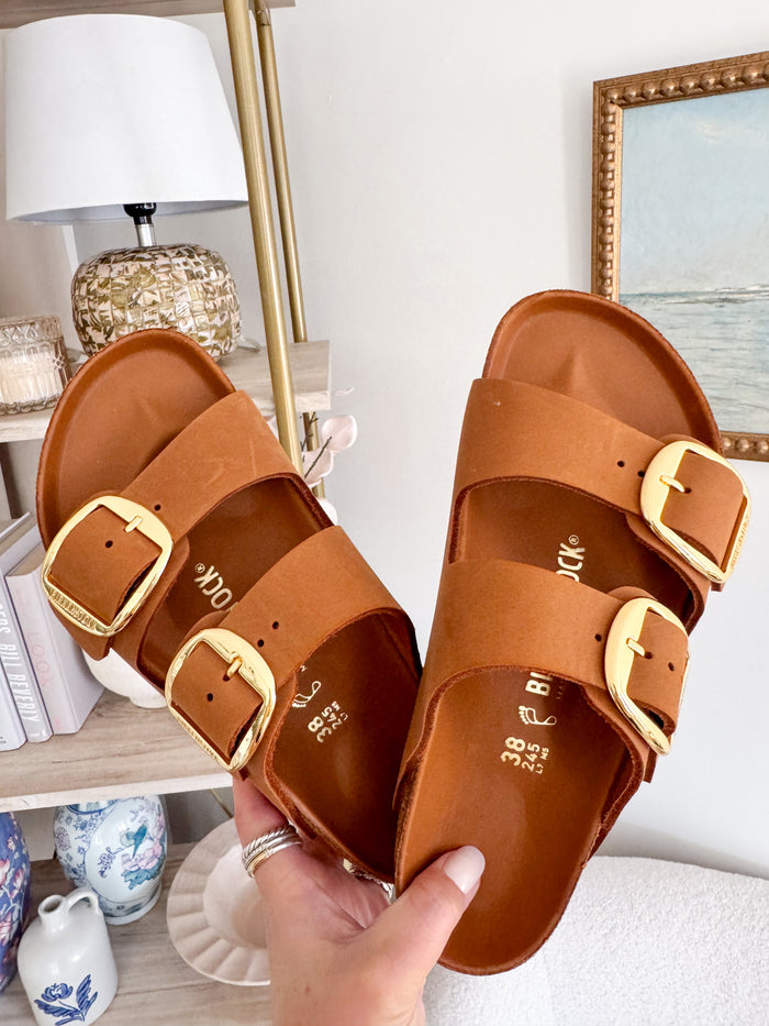 Birkenstock Arizona Big Buckle Cognac Sandal
