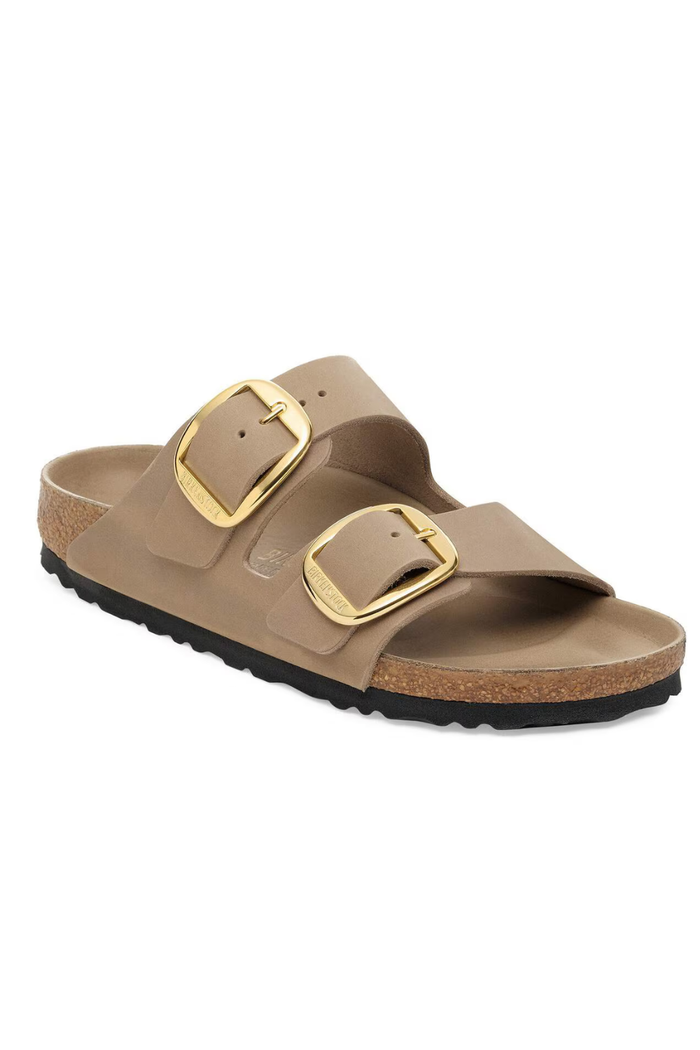Birkenstock Arizona Big Buckle Leather Tobacco Brown – women's sandals