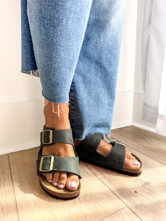 Birkenstock Arizona Oiled Leather Thyme