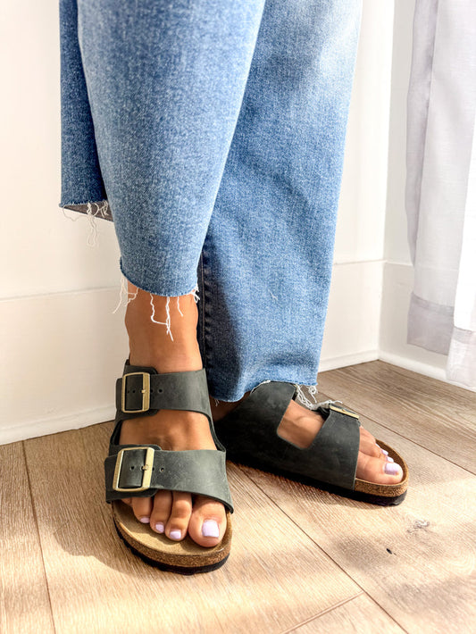 Birkenstock Arizona Oiled Leather Thyme