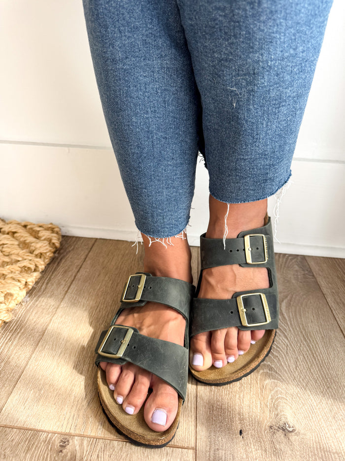 Birkenstock Arizona Oiled Leather Thyme