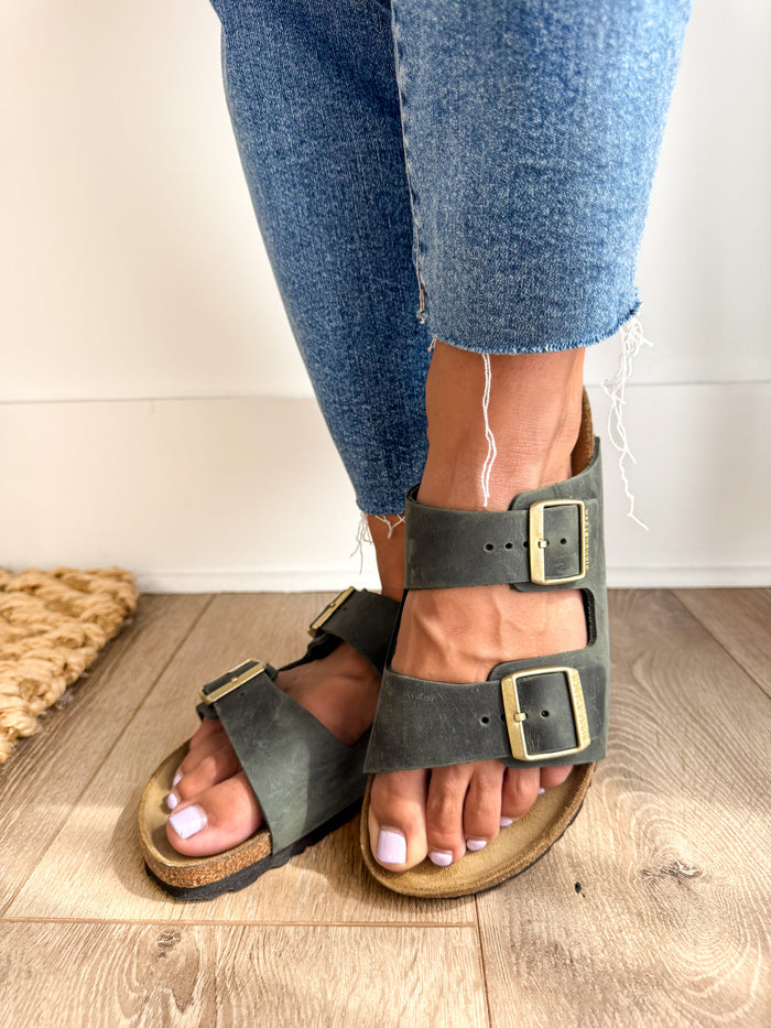 Birkenstock Arizona Oiled Leather Thyme