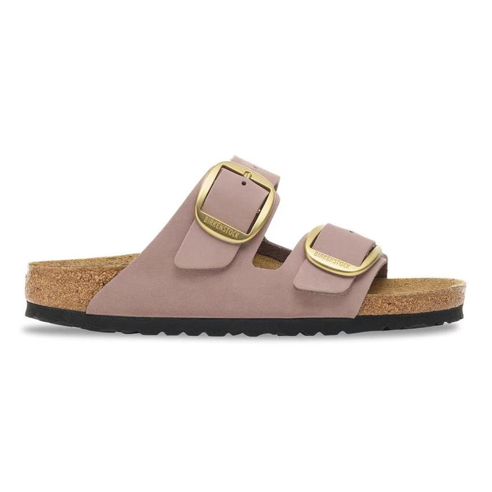 Birkenstock Big Buckle Nubuck Leather Faded Purple