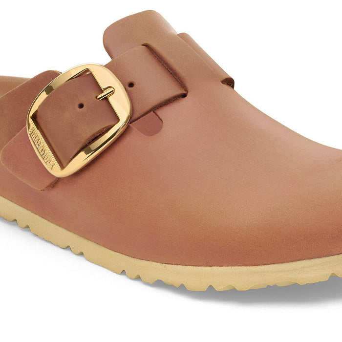 Birkenstock Boston Big Buckle Cognac Clog – women's mules/slides