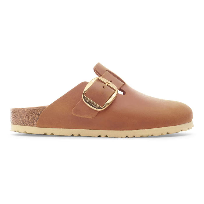 Birkenstock Boston Big Buckle Cognac Clog – women's mules/slides