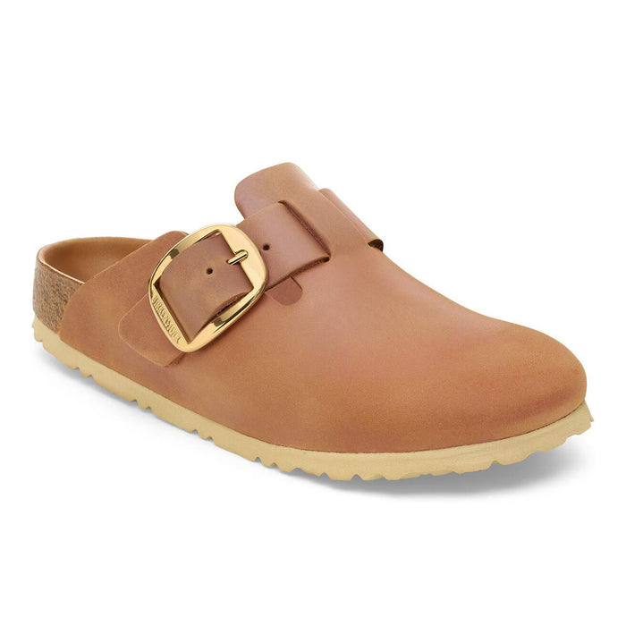 Birkenstock Boston Big Buckle Cognac Clog – women's mules/slides