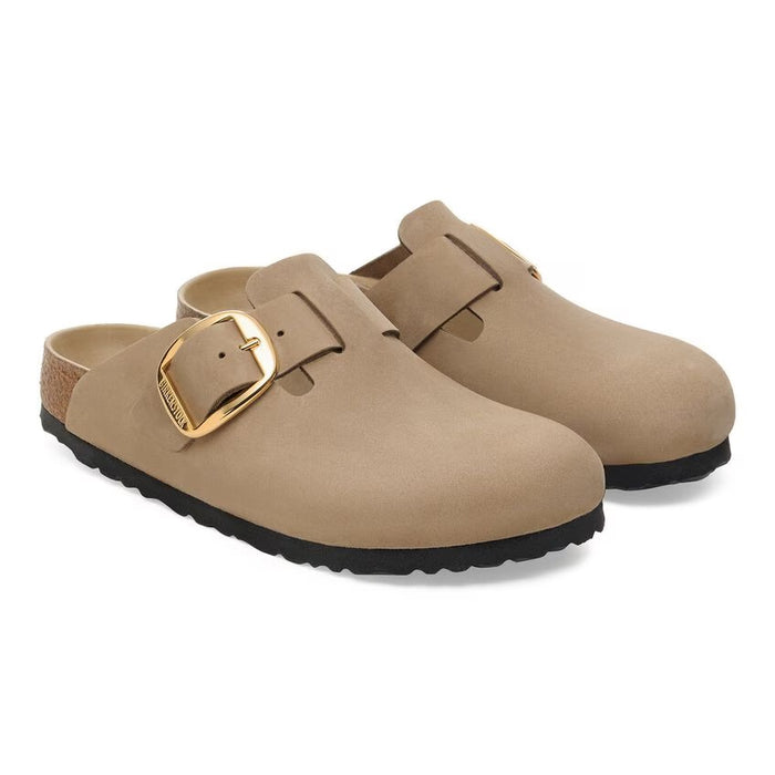 Birkenstock Boston Big Buckle Leather Tobacco