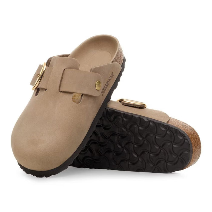 Birkenstock Boston Big Buckle Leather Tobacco