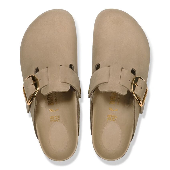 Birkenstock Boston Big Buckle Leather Tobacco