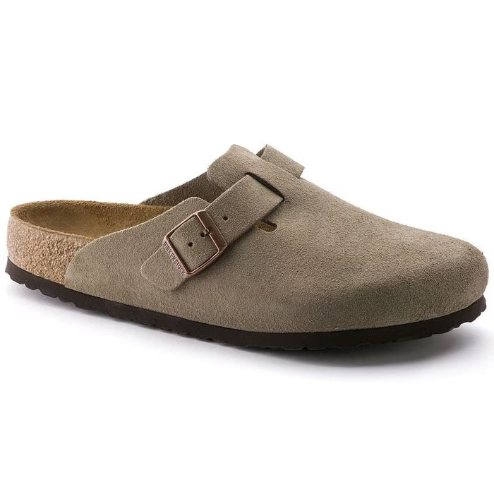 Birkenstock Boston Clog Taupe Suede