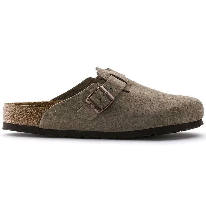 Birkenstock Boston Clog Taupe Suede