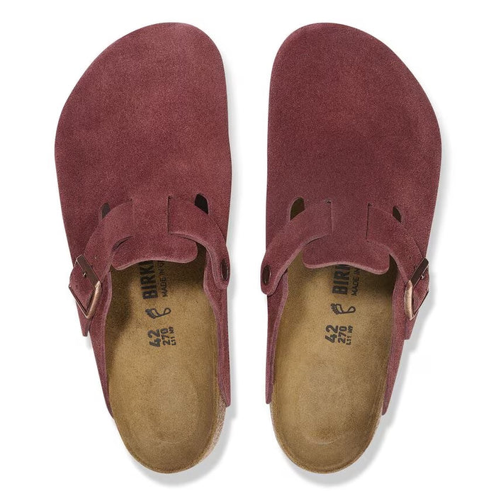 Birkenstock Boston Suede Zinfandel