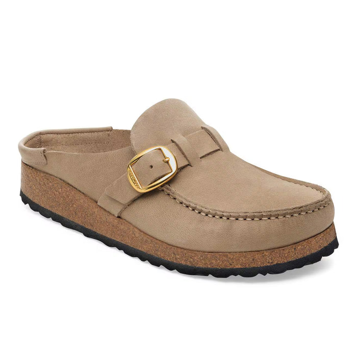 Birkenstock Buckley Oiled Leather Tobacco – women's mules/slides