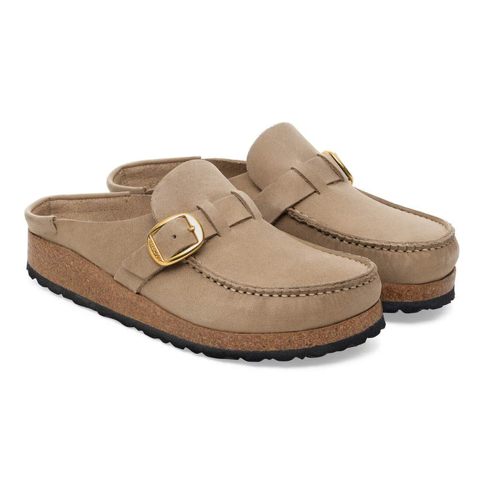 Birkenstock Buckley Oiled Leather Tobacco – women's mules/slides
