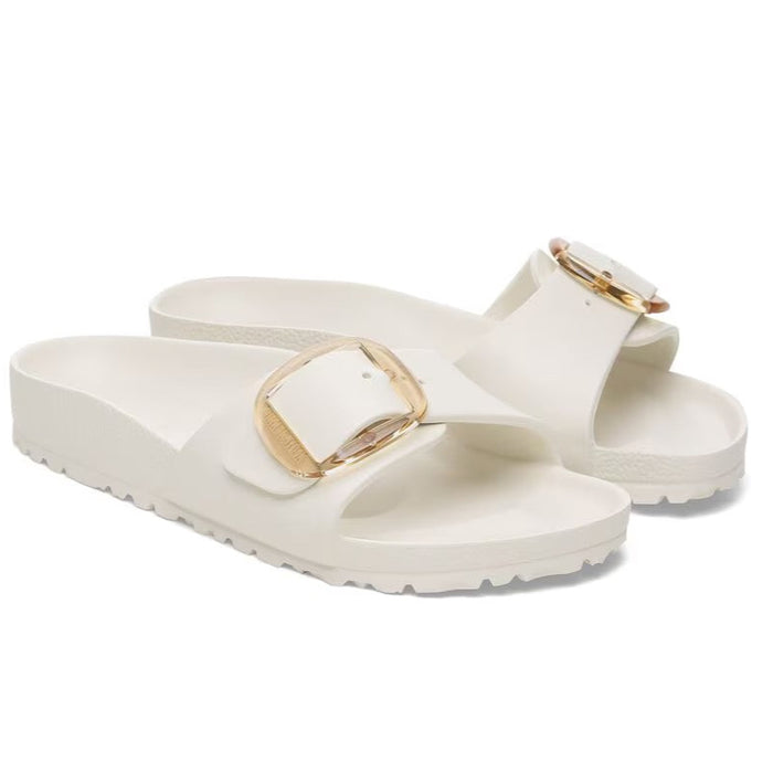Birkenstock Eva Madrid Big Buckle Eggshell – women's sandals