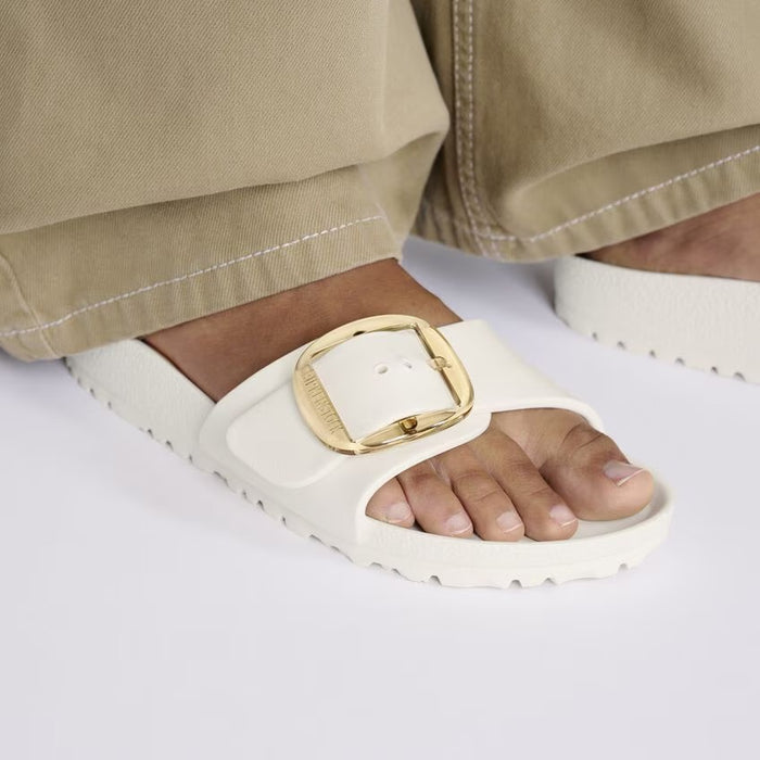 Birkenstock Eva Madrid Big Buckle Eggshell – women's sandals