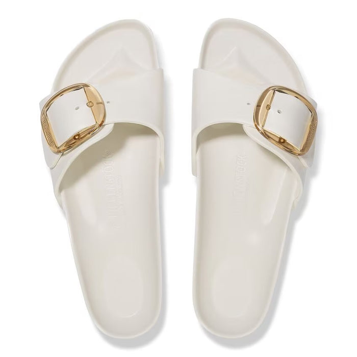 Birkenstock Eva Madrid Big Buckle Eggshell – women's sandals