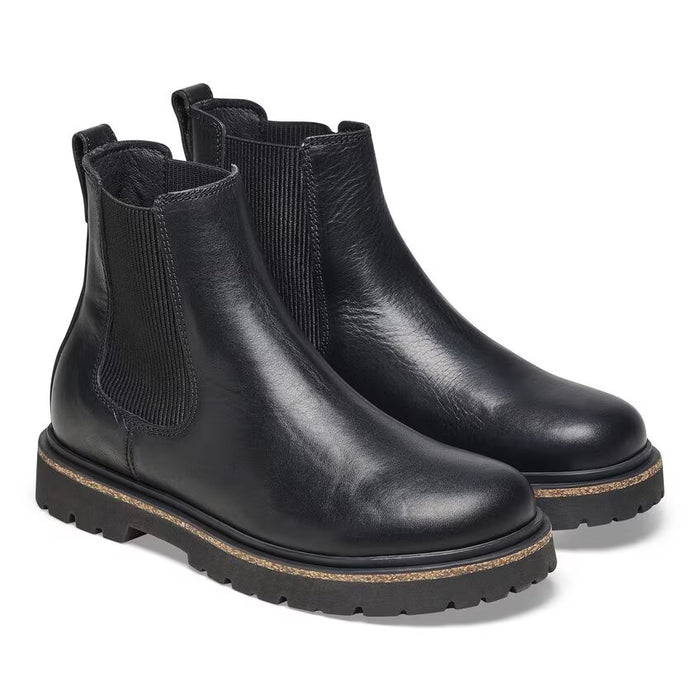Birkenstock Highwood Leather Black Slip On Boot