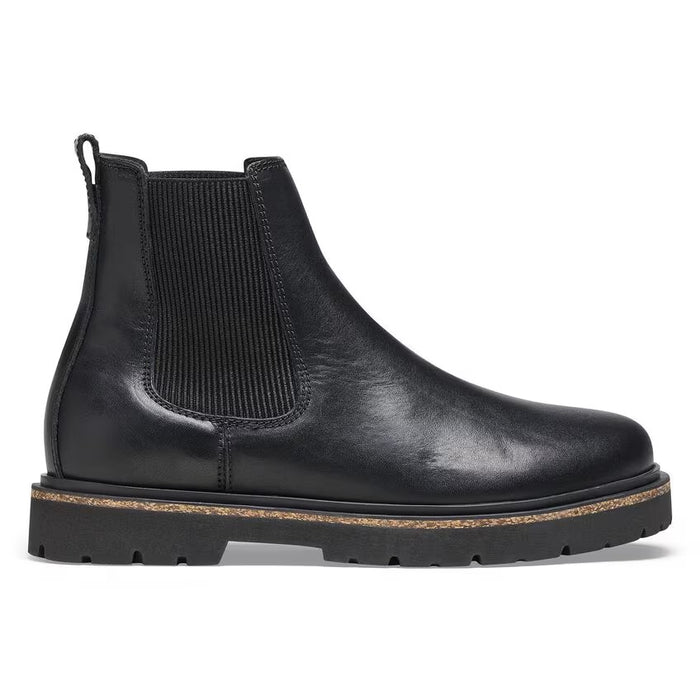 Birkenstock Highwood Leather Black Slip On Boot