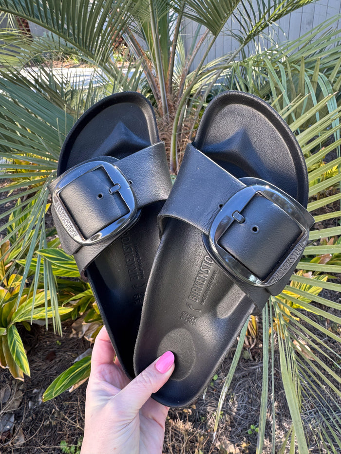 Birkenstock Madrid Big Buckle Eva Black – women's sandals