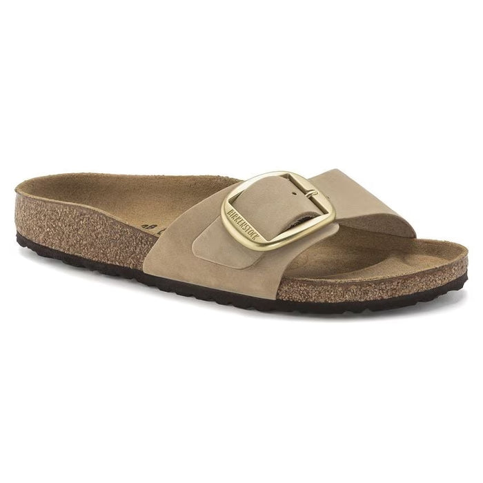 Birkenstock Madrid Big Buckle Nubuck Sandcastle